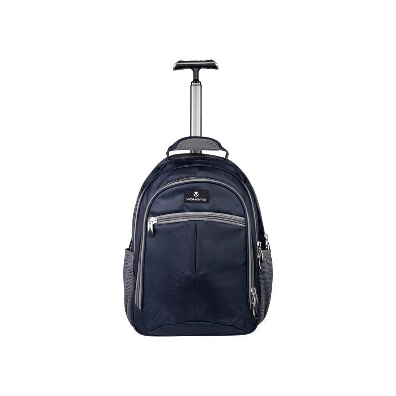 Volkano Orthopaedic Trolley Backpack 27L - Navy/ Grey