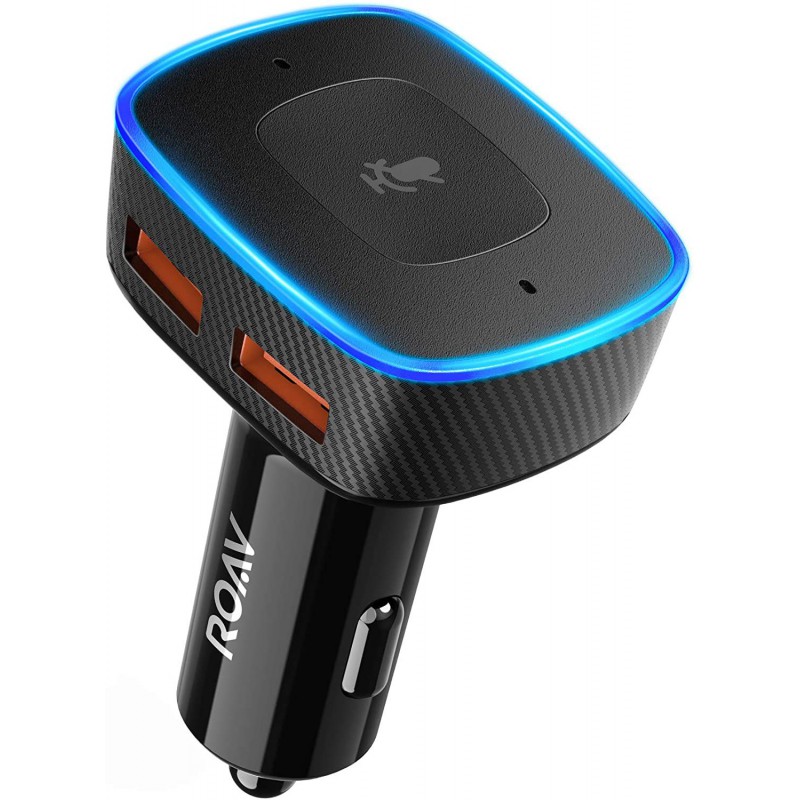 ANKERRoav Viva 2 Port USB Charger with Alexa Voice Activated Navigation (Compatible with Android and iOS Smart Devices)