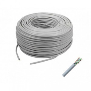 CAT5 UTP CABLE STRANDED GREY - 100m/REEL HK18102164-CCA