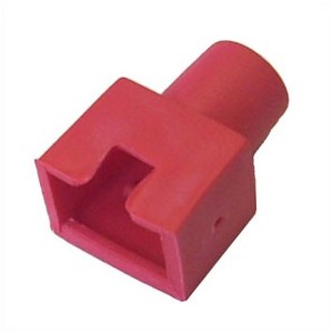 BOOT RJ45 ROUND CAB RED QR 20mm T-CHF606A