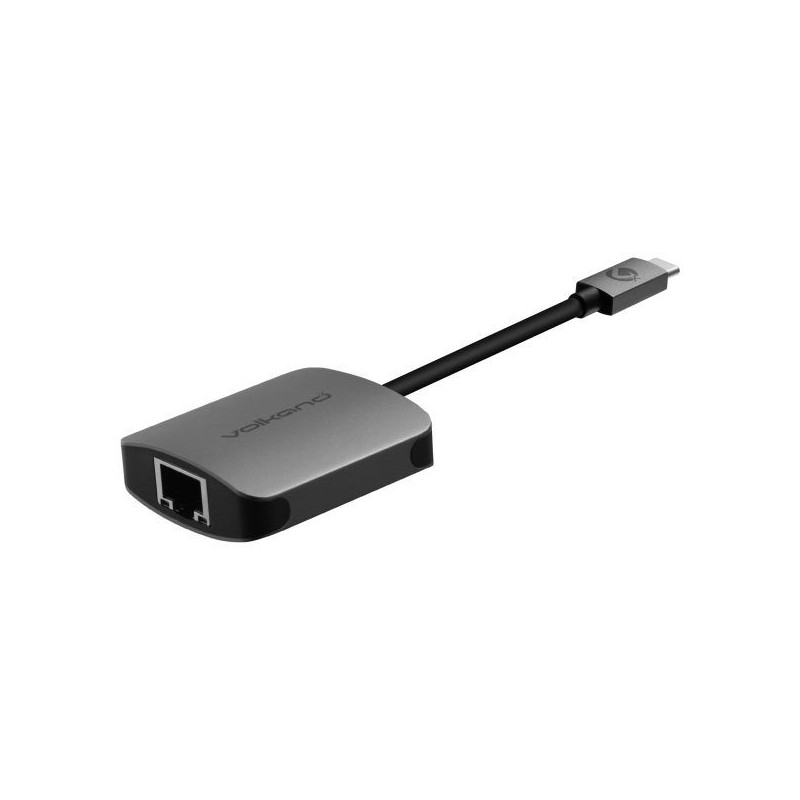 VolkanoX Core LAN Series USB Type C to Gigabit LAN Adaptor - Charcoal