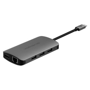 VolkanoX Core Multi series USB Type C  - HDMI + 3xUSB 3.0 + LAN + Card Reader + Audio + PD