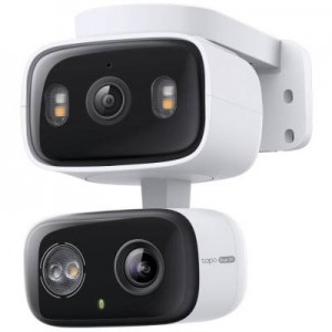 Indoor/Outdoor Dual Lens Pan/Tilt Security Camera