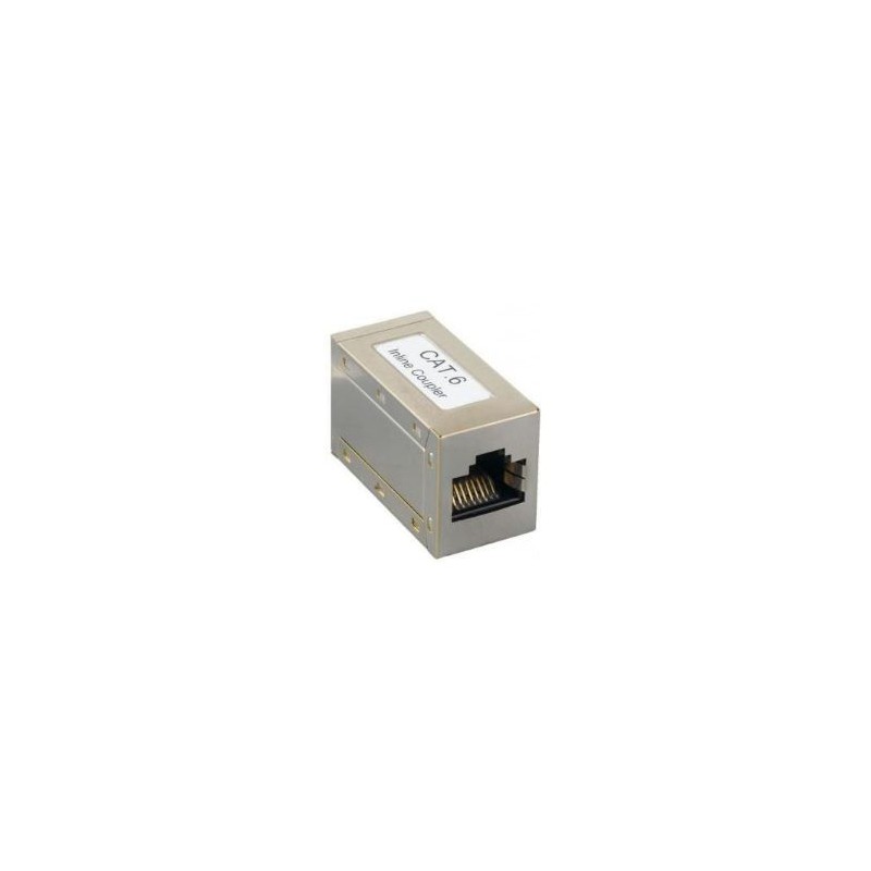 Unbranded CAT6 Shielded Inline Coupler - Unpopulated
