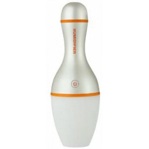 Casey Bowling Bottle Humidifier - White/Orange