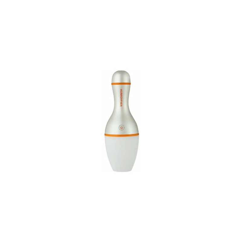 Casey Bowling Bottle Humidifier - White/Orange