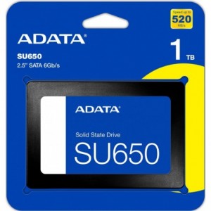 1TB ADATA Ultimate- SU650- 2.5"- 7mm- SATA 3.0- Solid State Drive