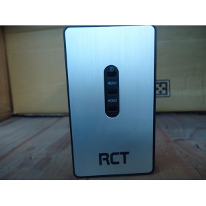 RCT 2.5" inch 2 Bay Raid SATA3 to USB 3.0 Enclosure