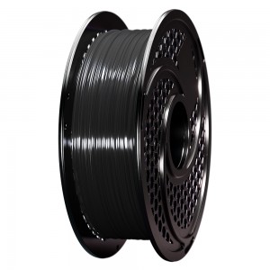 SA Filament Silk PLA Plus Gloss Black Filament 1kg - 1.75mm