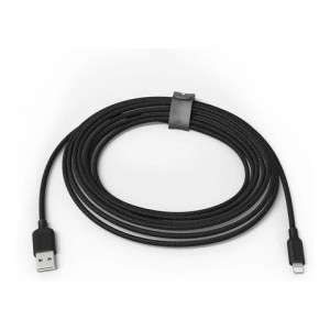 mophie-Essentials-Cable-USBA-lightning-3 meter-Black