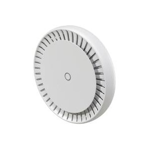 Mikrotik cAP ax Ceiling Access Point- Quad-Core CPU- 2x 1G LAN Ports- x1 1G LAN Ports with PoE-out- WiFi 6- aggregate data rate of up to 1800Mbps across its 5.8GHz and 2.4GHz bands