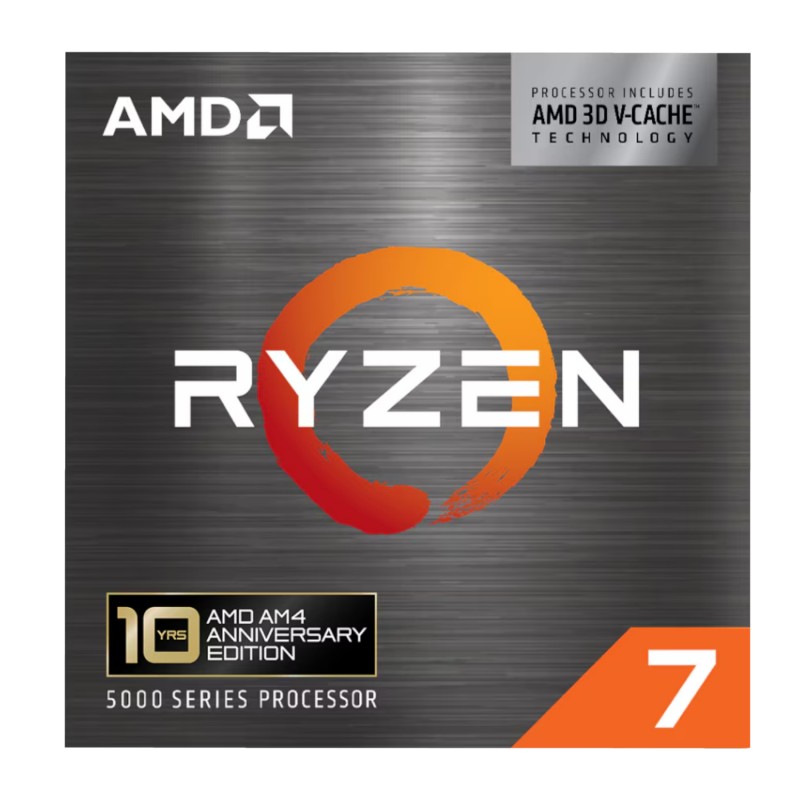 AMD Ryzen 7 5800X3D 5000シリーズ CPU AMD Ryzen™ 7 5800X3D 8-Core 3.4GHz AM4 CPU - GeeWiz