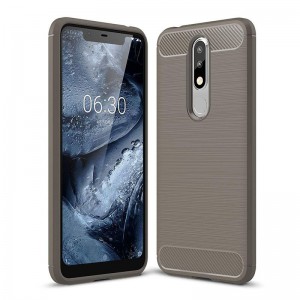 Nokia 5.1 Plus Cover Case - Grey