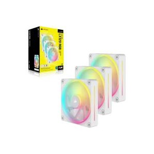 CORSAIR LX RGB Series iCUE LINK LX120 RGB White 120mm Fan Triple Pack