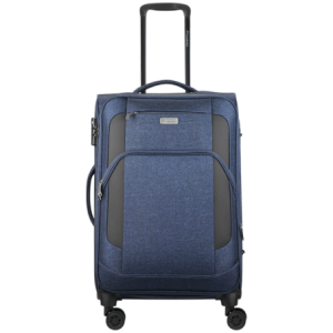 Travelwize Aurora 65cm 4-Wheel Spinner Trolley Case - Navy Melange