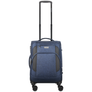 Travelwize Aurora 55cm 4-Wheel Spinner Trolley Case - Navy Melange