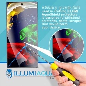 ILLUMI AquaShield (2-Pack) Screen Protector for Samsung Note 10 Plus + Full screen coverage (Case Friendly)
