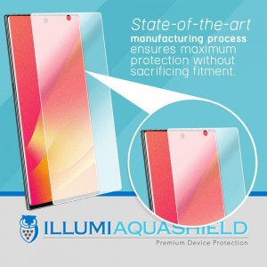 ILLUMI AquaShield (2-Pack) Screen Protector for Samsung Note 10 Plus + Full screen coverage (Case Friendly)