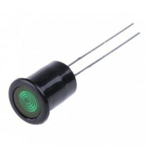 ROUND LED INDICATOR 8mm 10mA GREEN IND514113-LED-T/GRN