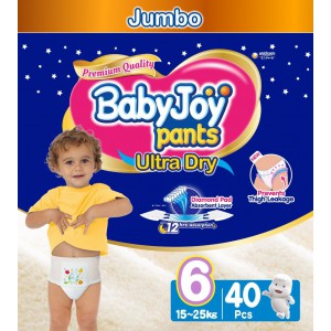 Babyjoy Pants Size 6 - Jumbo 40pc