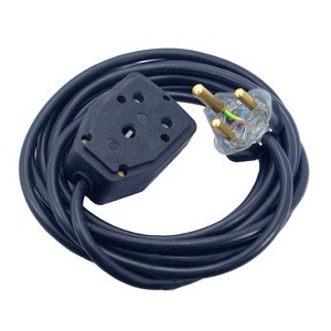 MULTIPLUG MAINS EXTENSION LEAD 2x16A 10m LEAD EXT SA JANUS 10