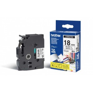 Brother TZ241 P-Touch Black Label Tape Printer