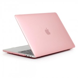 TUFF-LUV Clear Crystal case for Macbook Pro 13.3" (2017/2018/2019) (A1706, A1708, A1909)  - Transparent Pink
