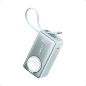 Anker MagGo Power Bank with Apple Watch Charger | 10000mAh- 35W Max &amp; Built-in USB-C