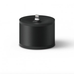 TUFF-LUV Circular Stand Charging Station for Apple TV Remote Controller - Black