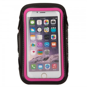 TUFF-LUV Go-Fit adjustable Armband for Up to 6"Smartphones  - Pink