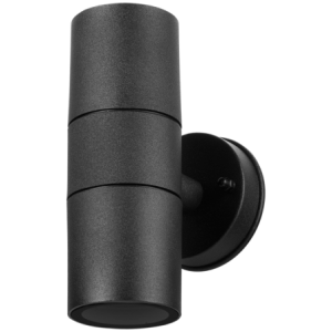 Ellies Ash Series AC dual beam wall light - Nylon Carbon Fiber - GU10 Base- BK