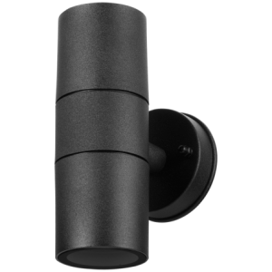 Ellies Ash Series AC Dual Beam Wall Light - Nylon Carbon Fiber - GU10 - Black