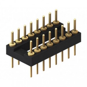 Header Dil 16W Ic Socket Type Gold Pins 220-1-16-003