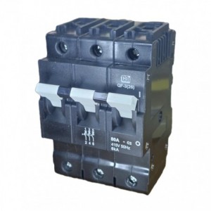 Circuit Breaker DIN/SAMITE 3P 80A 6KA C-CURVE QFE38280