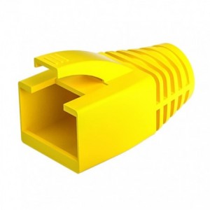 RJ45 Modular Cable Rubber Boot Yellow RJ45BUBYL