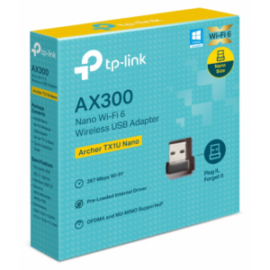 Archer TX1U AX300 Nano Wi-Fi 6 Wireless USB Adapter
