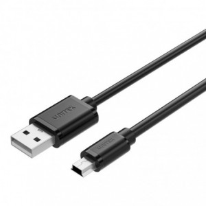 Unitek Y-C1433EBK 3m USB 2.0 Type-A to Mini USB 5-Pin Cable