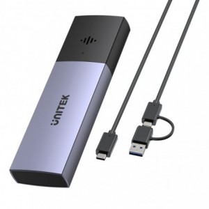 UNITEK S1251AGY SolidForce 10Gbps M.2 NVMe SSD Enclosure with Apple Find My