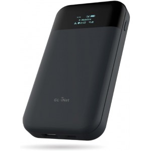 GL.iNet GL-E750V2 (MUDI) 4G LTE Portable Wi-Fi Hotspot - OpenWrt- 7000mAh | Global