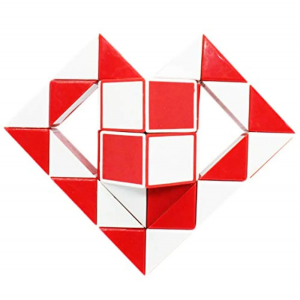 Magnetic Snake Cube (36pc) - Red & White