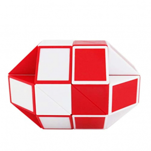 Magnetic Snake Cube (36pc) - Red & White
