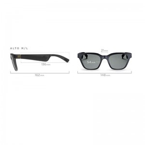 Bose Frames Audio Sunglasses with Bluetooth Open Ear Headphones - Black