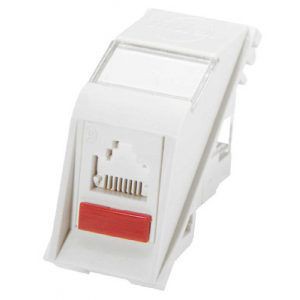 Euromod II Module CAT6 UTP Datagate/ 568A/B - 25 X 50mm White