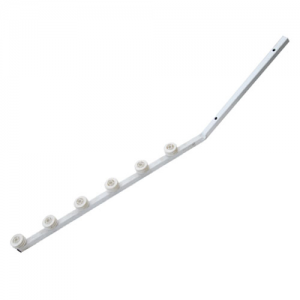 Nemtek 6 Line Angle Square Tube White