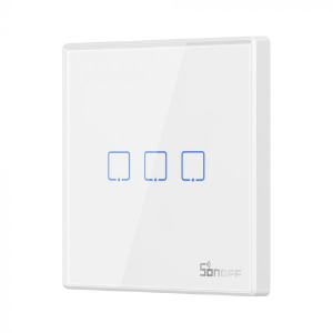 SONOFF T2EU-RF Smart Light Switch Extension Remote - RF Touch Remote Control - Three Gang - New - Damaged Packaging
