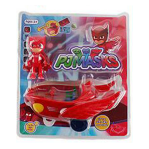 PJ Mask Figurines and Vehicle - Owlette