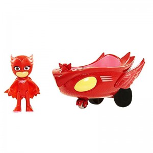 PJ Mask Figurines and Vehicle - Owlette