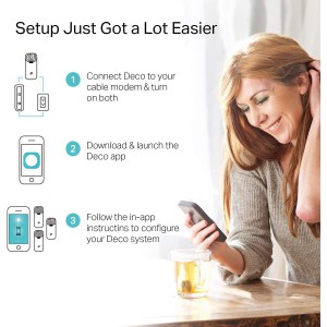 TP-Link TL-DECOS4 AC1200 Whole Home Mesh Wi-Fi System - 3 Pack