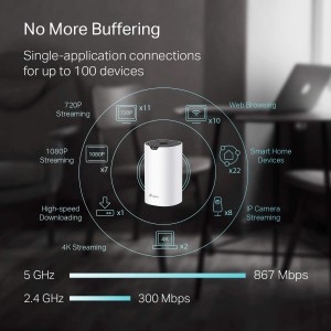 TP-Link TL-DECOS4 AC1200 Whole Home Mesh Wi-Fi System - 3 Pack