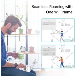 TP-Link TL-DECOS4 AC1200 Whole Home Mesh Wi-Fi System - 3 Pack